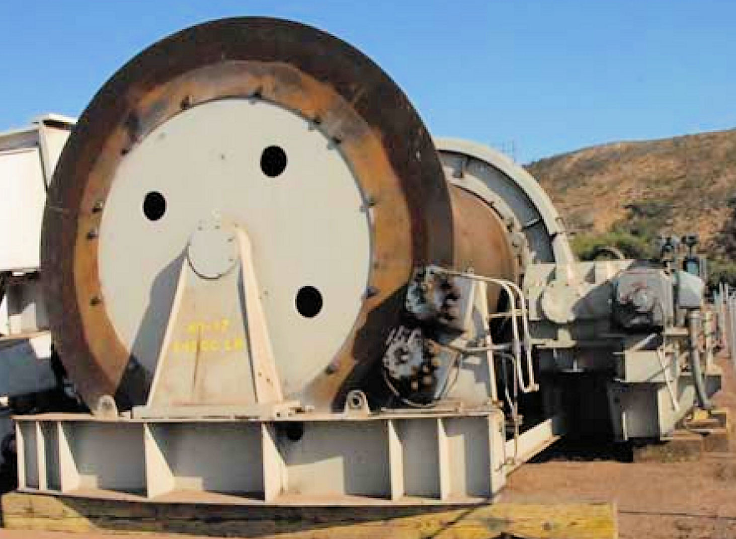 Krupp Fordertechnik Boom Luffing Winch, 185 Feet Boom)
